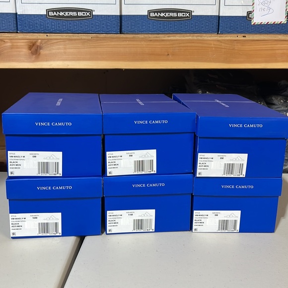 Vince Camuto Men’s BLACK Waely Criss Cross Slide Leather Upper Sandal NEW NIB - Picture 13 of 13